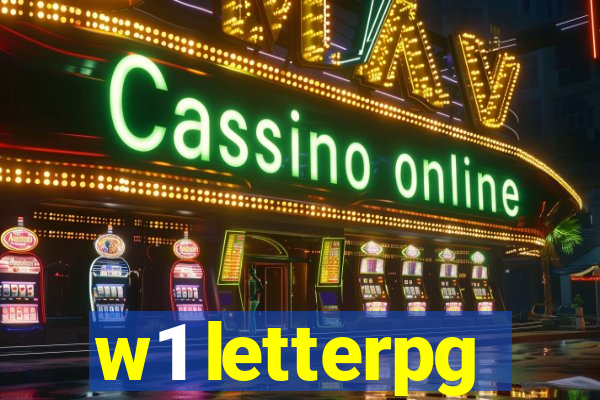 w1 letterpg